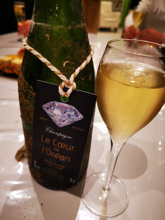 Le Coeur de l'Océan, Champagne des fonds marins.